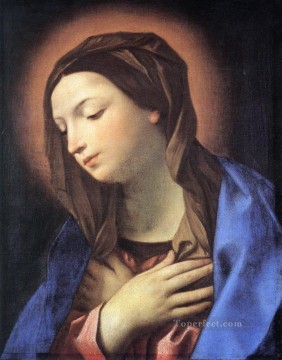  Barroca Lienzo - Virgen de la Anunciación Barroco Guido Reni